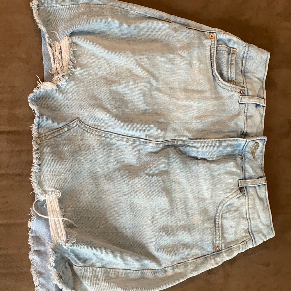 Wild fable light wash skirt with rips